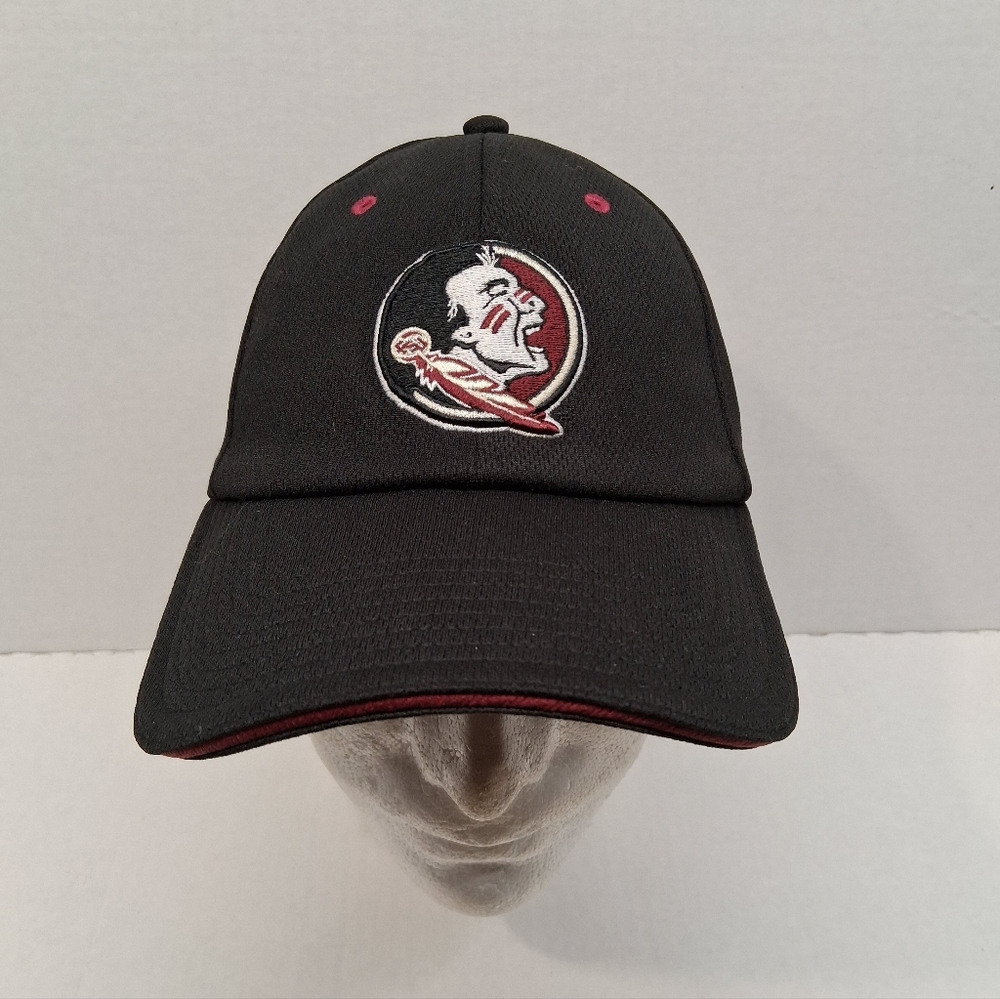 Florida State FSU Seminoles Top of the World Black NCAA Adjustable Hat NWOT